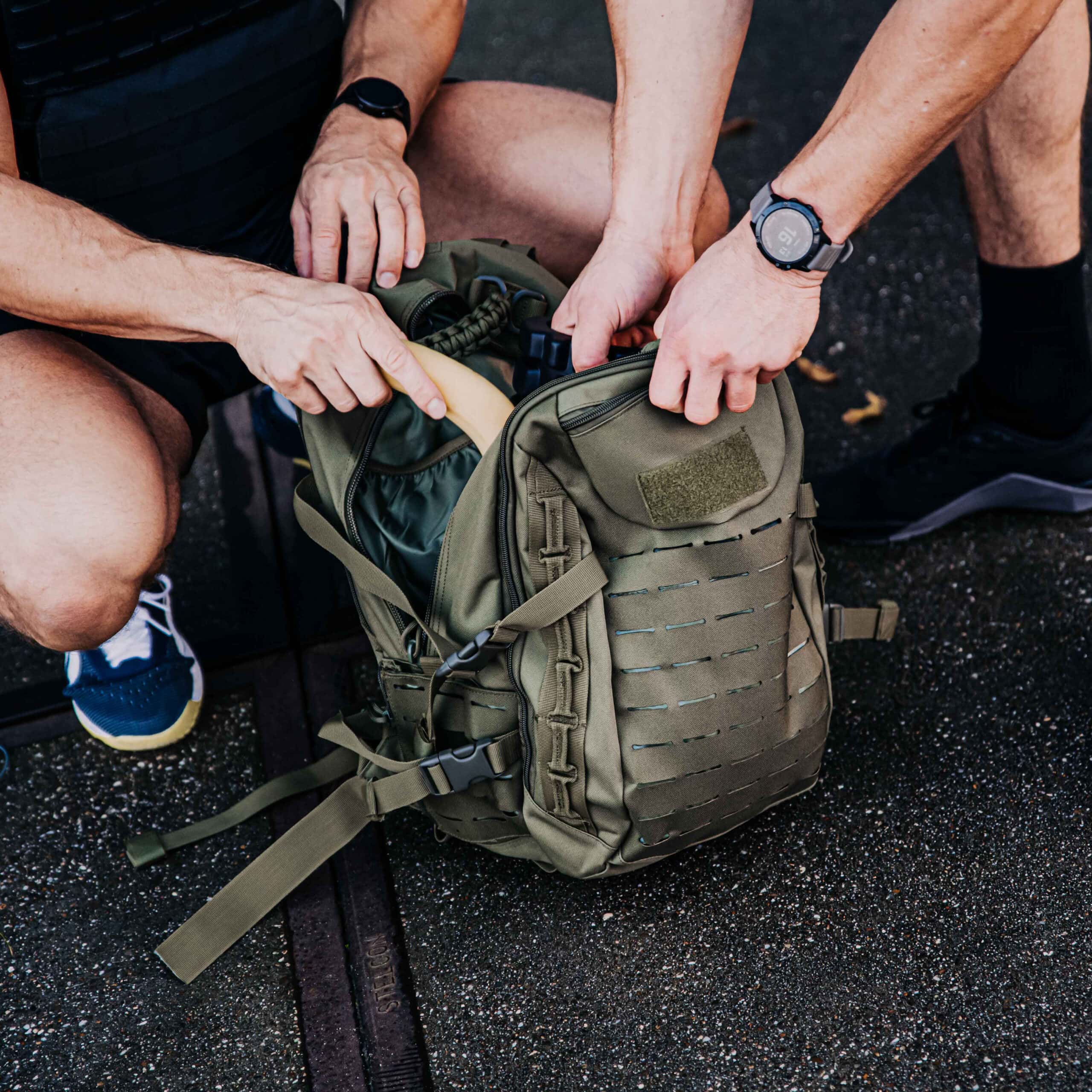 Tactical Bag Groen 30L | Doubleunders