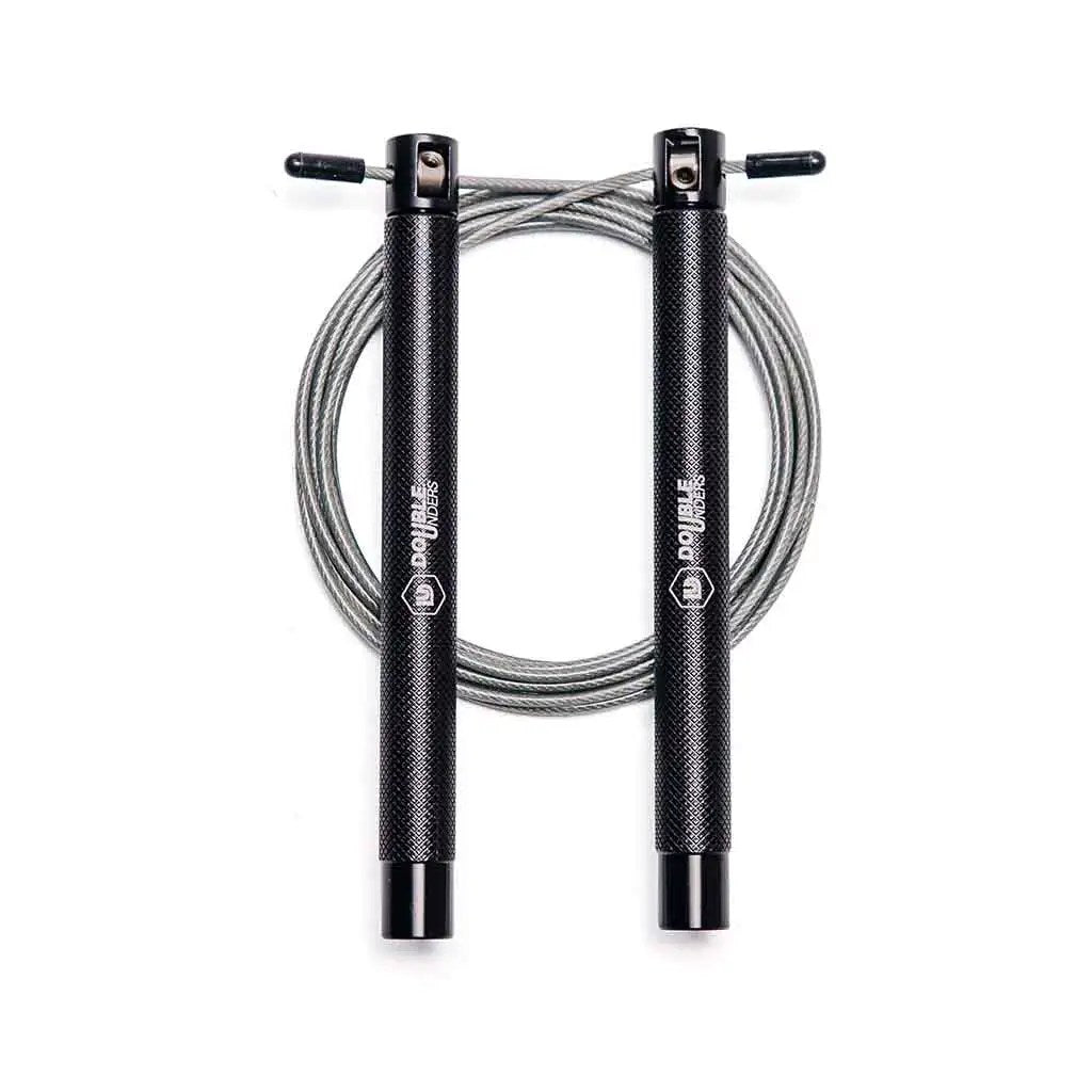 Speed Rope Zwart + Extra Kabel | Doubleunders